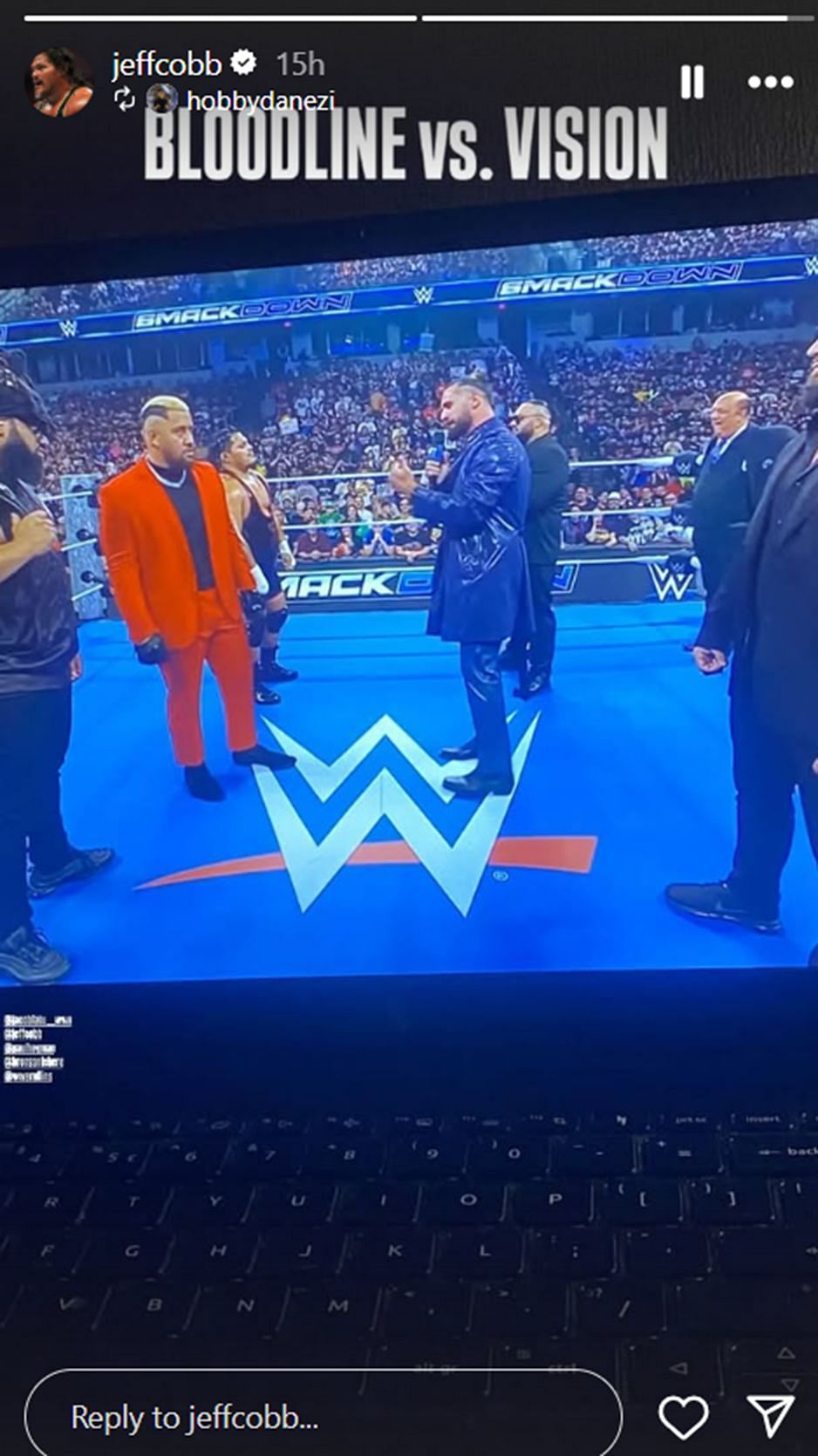 Photo: Jeff Cobb's Instagram story